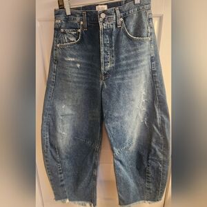 Citizens of Humanity Premium Vintage Wide Leg Cropped Jeans